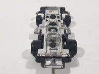 Vintage 1977 Stunt Squad Chrome Base Die Cast Toy Car Vehicle Made in Hong Kong
