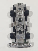 Vintage 1977 Stunt Squad Chrome Base Die Cast Toy Car Vehicle Made in Hong Kong
