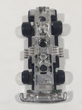 Vintage 1977 Stunt Squad Chrome Base Die Cast Toy Car Vehicle Made in Hong Kong