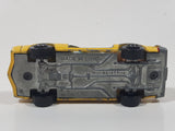 Vintage Yatming Chevy Camaro Z28 Yellow No. 1077 Die Cast Toy Muscle Car Vehicle with Opening Doors (1 Missing)