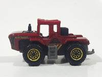 2016 Matchbox MBX Construction Acre Maker Dark Red Die Cast Toy Car Vehicle