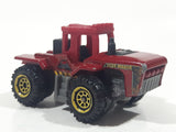 2016 Matchbox MBX Construction Acre Maker Dark Red Die Cast Toy Car Vehicle