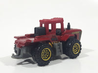 2016 Matchbox MBX Construction Acre Maker Dark Red Die Cast Toy Car Vehicle