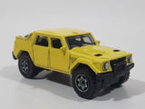 2015 Matchbox MBX Explorers Lamborghini LM002 Yellow Die Cast Toy Car Vehicle