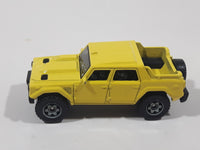 2015 Matchbox MBX Explorers Lamborghini LM002 Yellow Die Cast Toy Car Vehicle