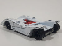 Vintage Aviva United Features Syndicate No. C3 Snoopy Woodstock White Die Cast Toy Race Car Vehicle Made in Hong Kong