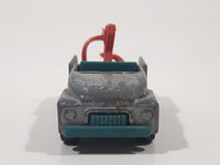 Vintage Aviva United Features Syndicate No. C23 Snoopy Woodstock Silver Die Cast Toy Car Vehicle Made in Hong Kong