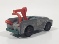 Vintage Aviva United Features Syndicate No. C23 Snoopy Woodstock Silver Die Cast Toy Car Vehicle Made in Hong Kong