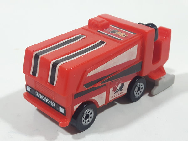 2013 Zamboni Hockey Canada Rink Ice Resurfacer Red Die Cast Toy Car Vehicle McDonald's Happy Meal