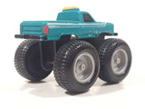 Vintage 1980 McDonald's Bigfoot Monster Truck Ford Teal Green Plastic Die Cast Toy Car Vehicle