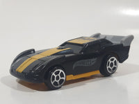 2016 McDonald's Hot Wheels DC Comics Batman Batmobile Black Pull Back Plastic Die Cast Toy Car Vehicle