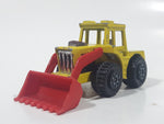 Vintage 1978 Lesney Matchbox Superfast No. 29 Tractor Shovel Yellow and Red Die Cast Toy Construction Building Equipment Vehicle Broken Wheel