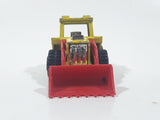 Vintage 1978 Lesney Matchbox Superfast No. 29 Tractor Shovel Yellow and Red Die Cast Toy Construction Building Equipment Vehicle Broken Wheel