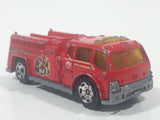 2003 Matchbox Pumper Squad Water Pumper Fire Truck Red Die Cast Toy Emergency Rescue Firefighting Vehicle