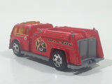 2003 Matchbox Pumper Squad Water Pumper Fire Truck Red Die Cast Toy Emergency Rescue Firefighting Vehicle