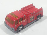 2003 Matchbox Pumper Squad Water Pumper Fire Truck Red Die Cast Toy Emergency Rescue Firefighting Vehicle