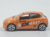 2016 Matchbox City Mazda 2 Orange Die Cast Toy Car Vehicle