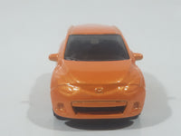 2016 Matchbox City Mazda 2 Orange Die Cast Toy Car Vehicle