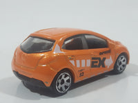 2016 Matchbox City Mazda 2 Orange Die Cast Toy Car Vehicle