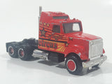 Vintage Majorette Super Movers 600 Series Circus Semi Tractor Truck Red 1/87 Scale Die Cast Toy Car Vehicle