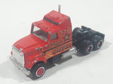 Vintage Majorette Super Movers 600 Series Circus Semi Tractor Truck Red 1/87 Scale Die Cast Toy Car Vehicle