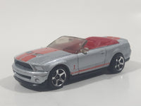 2013 Matchbox MBX Adventure City 2007 Shelby GT500 Convertible Silver Grey Die Cast Toy Car Vehicle