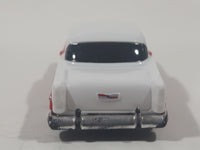Maisto 1955 Chevrolet Bel Air Red and White Die Cast Toy Car Vehicle