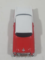Maisto 1955 Chevrolet Bel Air Red and White Die Cast Toy Car Vehicle