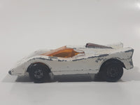 Vintage 1975 Lesney Matchbox Superfast No. 7 Hairy Hustler White Die Cast Toy Car Vehicle