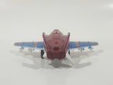 2010 Matchbox Sky Busters Stealth Launch Fighter Jet Airplane Dark Red Die Cast Toy Aircraft Vehicle