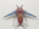 2010 Matchbox Sky Busters Stealth Launch Fighter Jet Airplane Dark Red Die Cast Toy Aircraft Vehicle