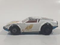 Vintage 1975 Lesney Products Matchbox Superfast De Tomosa Pantera #8 White No. 8 Die Cast Toy Car Vehicle