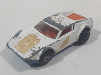 Vintage 1975 Lesney Products Matchbox Superfast De Tomosa Pantera #8 White No. 8 Die Cast Toy Car Vehicle