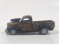 1998 Racing Champions '40 Ford P/U Truck Gold and Black Die Cast Toy Classic Car Vehicle