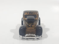 1998 Racing Champions '40 Ford P/U Truck Gold and Black Die Cast Toy Classic Car Vehicle