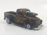 1998 Racing Champions '40 Ford P/U Truck Gold and Black Die Cast Toy Classic Car Vehicle