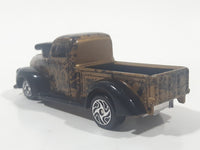 1998 Racing Champions '40 Ford P/U Truck Gold and Black Die Cast Toy Classic Car Vehicle