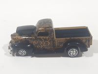 1998 Racing Champions '40 Ford P/U Truck Gold and Black Die Cast Toy Classic Car Vehicle