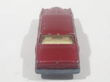 Vintage 1979 Lesney Matchbox Superfast No. 39 Rolls Royce Silver Shadow II Dark Red Die Cast Toy Car Vehicle with Opening Doors