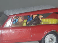 Vintage 1960s Husky The Monkees MonkeeMobile Red and White Die Cast Toy Car Vehicle