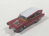 Vintage 1960s Husky The Monkees MonkeeMobile Red and White Die Cast Toy Car Vehicle