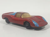 Vintage 1970 Lesney Matchbox Series Superfast No. 68 Porsche 910 Red Die Cast Toy Car Vehicle Made in England