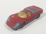 Vintage 1970 Lesney Matchbox Series Superfast No. 68 Porsche 910 Red Die Cast Toy Car Vehicle Made in England