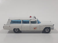 Vintage Lesney Superfast Matchbox Series No. 54 S&S Cadillac Ambulance White Die Cast Toy Car Vehicle