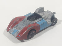 Vintage 1969 Hot Wheels Grand Prix McLaren M6A Spectraflame Red Die Cast Toy Car Vehicle Red Lines