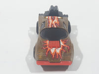 Vintage 1984 Hot Wheels Ultra Hots Flamer Runner Spectraflame Gold Die Cast Toy Car Vehicle