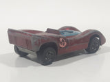 Vintage 1969 Hot Wheels Grand Prix McLaren M6A Spectraflame Red Die Cast Toy Car Vehicle Red Lines