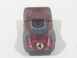 Vintage 1969 Hot Wheels Grand Prix McLaren M6A Spectraflame Red Die Cast Toy Car Vehicle Red Lines