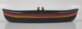 Vintage 1983 Buddy L Canoe Boat Black Plastic Toy