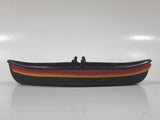 Vintage 1983 Buddy L Canoe Boat Black Plastic Toy